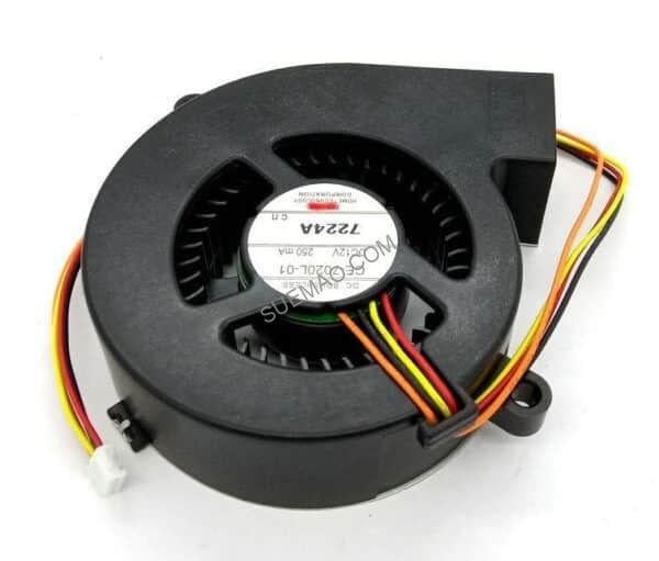 010-TOSHIBA CE-7020L-01 12V 250MA 4wires Cooling Fan1