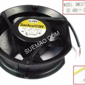 Sanyo Denki 9we5748k503 48v 0.7a 3wires Cooling Fan